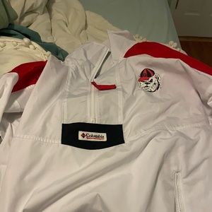 Columbia UGA windbreaker